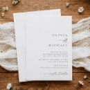 Search for romantic modern wedding invitations Simple