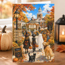 Search for cat halloween cards Orange black