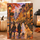 Search for cat halloween cards Orange black