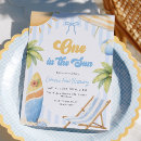 Search for retro 1st birthday invitations One in the sun