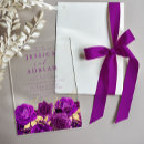 Search for purple and rose gold wedding invitations Roses