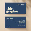 Search for videographer business cards Film