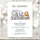 Search for animal train invitations All aboard