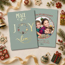 Search for peace and love christmas cards Rustic