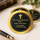 Search for religious address stickers Gold