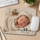 Search for new babies mouse mats For her