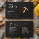 Search for black red gold business cards Construction