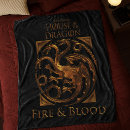 Search for house targaryen blankets Fire and blood