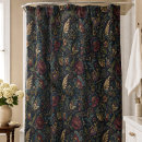 Search for vintage botanical shower curtains William morris