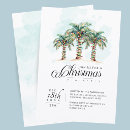 Search for palm tree christmas invitations Watercolor