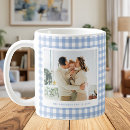 Search for blue gingham mugs Cute