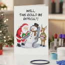 Search for funny medical seasonal cards Santa