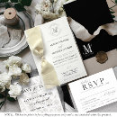 Search for ribbon wedding invitations Elegant