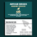 Search for bricklayer business cards Stone masonry