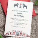 Search for danish invitations Dala horse