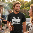 Search for black white plane tshirts Pilot