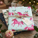 Search for unicorn holiday wrapping paper Whimsical christmas