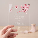 Search for japanese cherry blossom invitations Botanical sakura flower