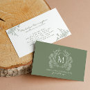 Search for crest business cards Botanical