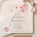Search for japanese wedding invitations Watercolor floral