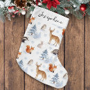 Search for wildlife christmas stockings Winter