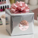 Search for appreciation round stickers Blush pink