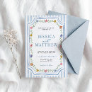 Search for stripe wedding invitations Modern