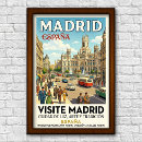 Search for madrid vintage travel posters Spain