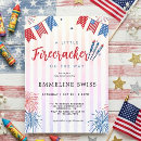 Search for 4th of july baby shower invitations Stripes