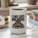 Search for nerd cat mugs Bibliophile
