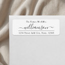 Search for engaged couple return address labels Modern