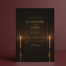 Search for candlelight wedding invitations Elegant