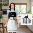 Search for boho chic aprons Black and white
