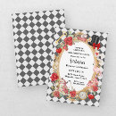 Search for late birthday invitations Mad hatter