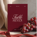 Search for rustic wedding table cards Calligraphy table number