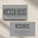 Search for microblading business cards Elegant