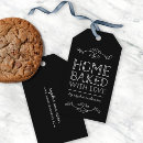 Search for homemade gift tags Black and white