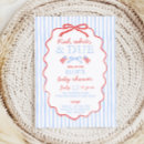 Search for red white and due baby shower invitations Summer
