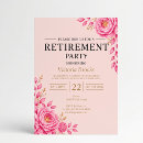 Search for floral retirement party invitations Celebration