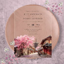 Search for japan wedding invitations Watercolor