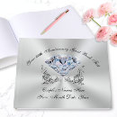 Search for 60th anniversary guest books Diamond