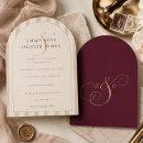 Search for burgundy and champagne wedding invitations Couple