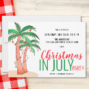 Search for palm tree string lights invitations Tropical