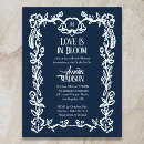 Search for bloom bridal shower invitations Blue