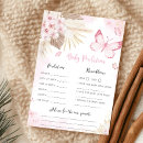 Search for butterfly baby shower games Boho