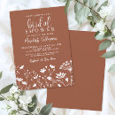 Search for rustic floral bridal shower invitations Bride