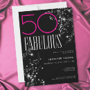 Search for luxury event invitations 50 and fabulous