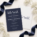 Search for welcome to the world baby shower invitations For her