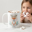 Search for watercolor fox mugs Baby