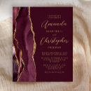 Search for maroon and gold invitations Script